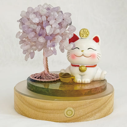Lavender Amethyst Lucky Love Crystal Tree @ Lucky Love Series