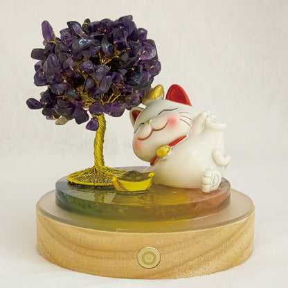 Amethyst Lucky Love Crystal Tree @ Lucky Love Series