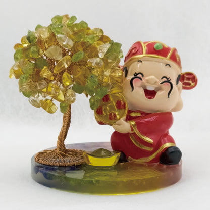 Lucky Love Crystal Tree Citrine Olivine @ Lucky Love Series