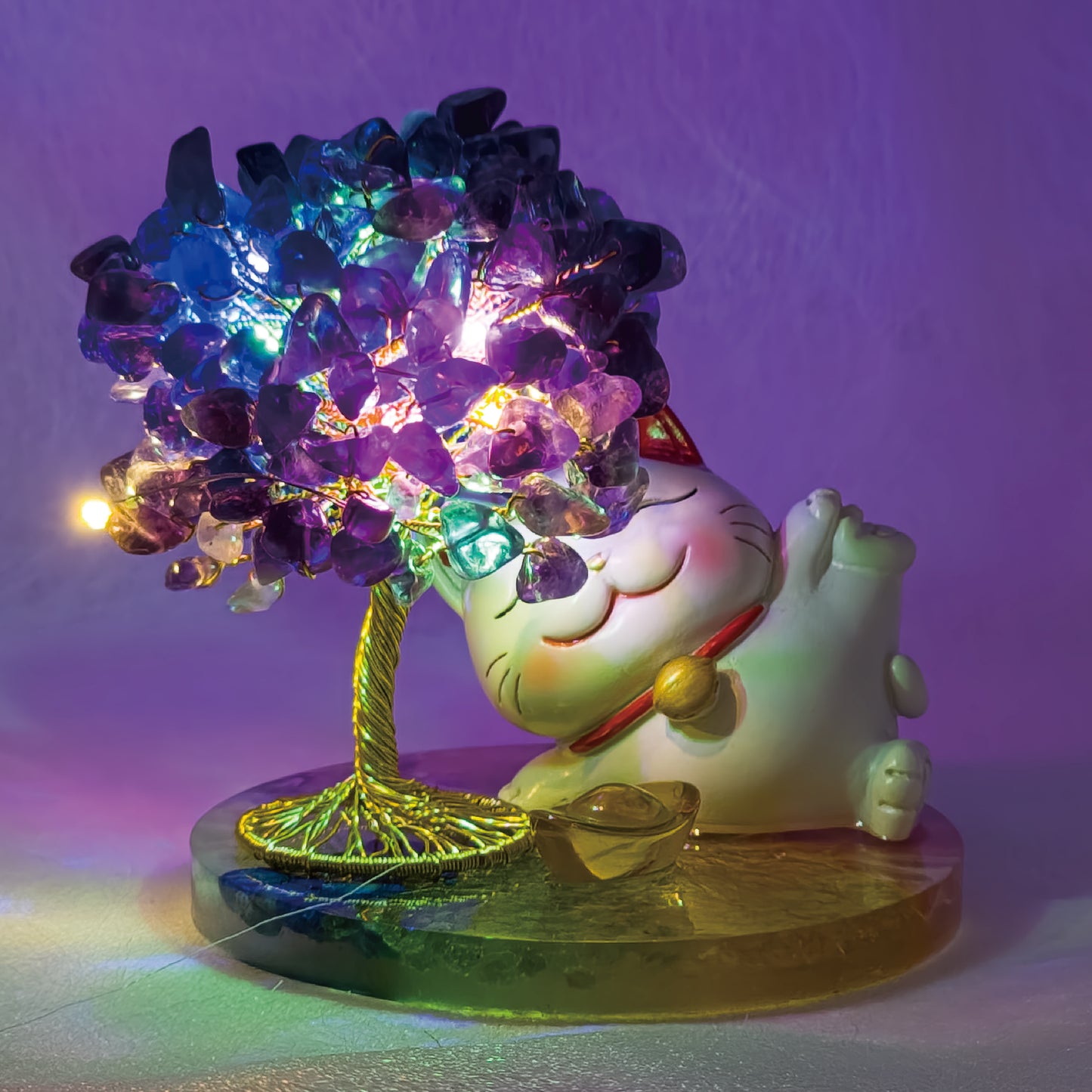 Amethyst Lucky Love Crystal Tree @ Lucky Love Series
