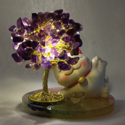 Amethyst Lucky Love Crystal Tree @ Lucky Love Series