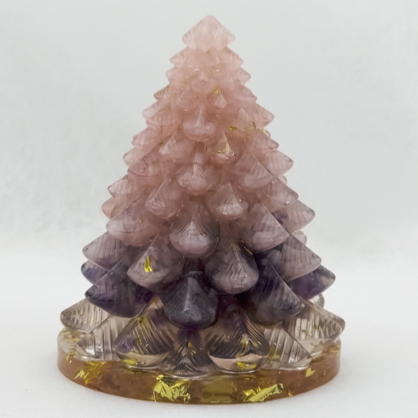 Rose quartz Amethyst Christmas Crystal Tree @ First Love Series