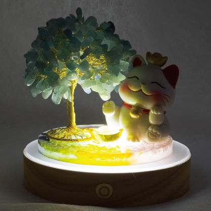 Aquamarine Lucky Love Crystal Tree @ Lucky Love Series