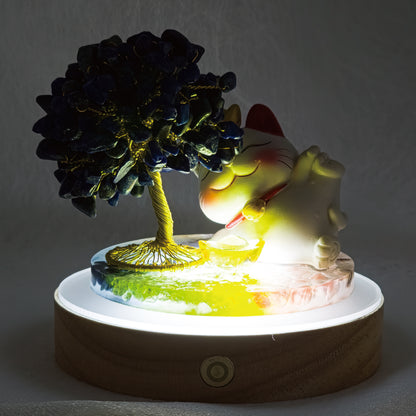 Lapis Lazuli Lucky Love Crystal Tree @ Lucky Love Series