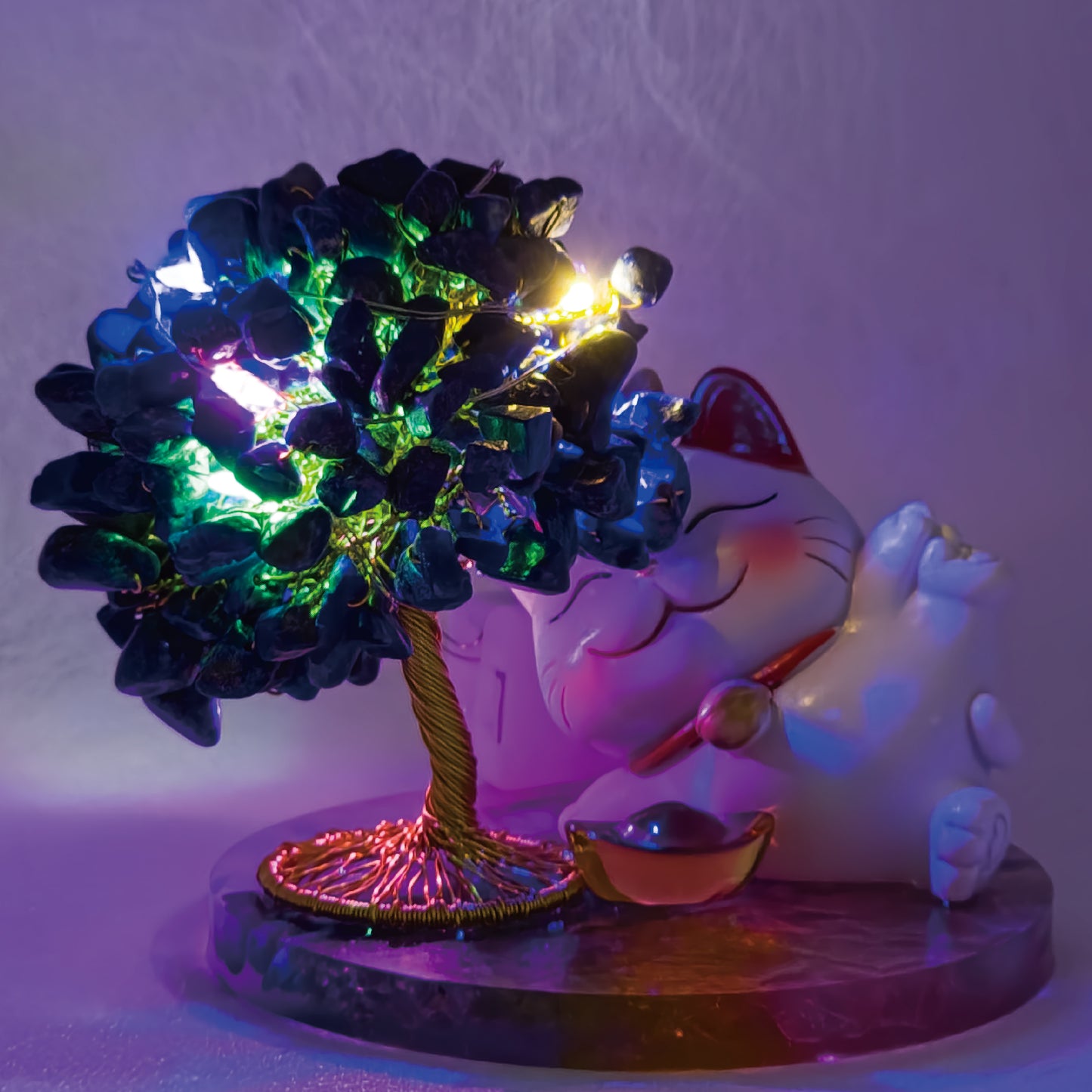 Lapis Lazuli Lucky Love Crystal Tree @ Lucky Love Series