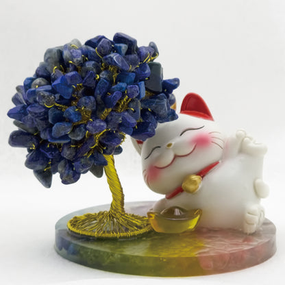 Lapis Lazuli Lucky Love Crystal Tree @ Lucky Love Series