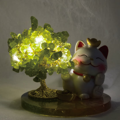 Olivine Lucky Love Crystal Tree @ Lucky Love Series