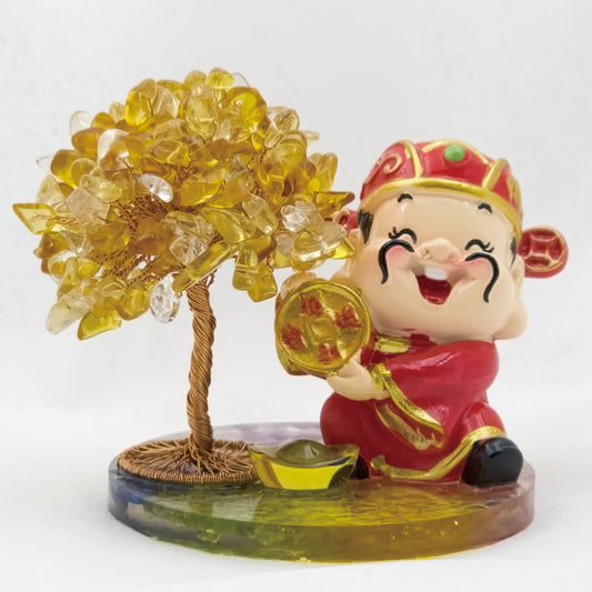 Citrine Lucky Love Crystal Tree @ Lucky Love Series