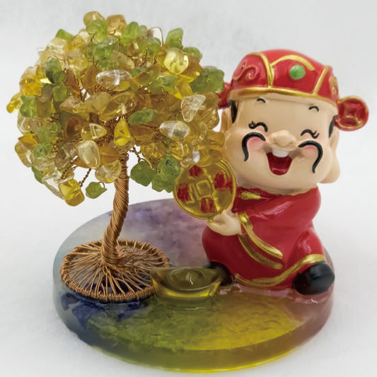 Lucky Love Crystal Tree Citrine Olivine @ Lucky Love Series