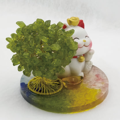 Olivine Lucky Love Crystal Tree @ Lucky Love Series