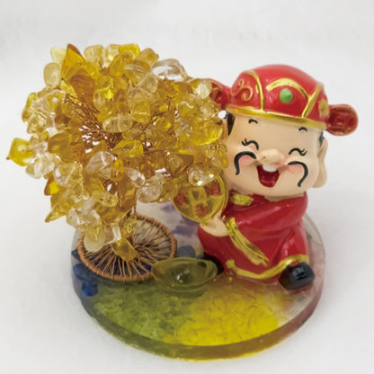 Citrine Lucky Love Crystal Tree @ Lucky Love Series